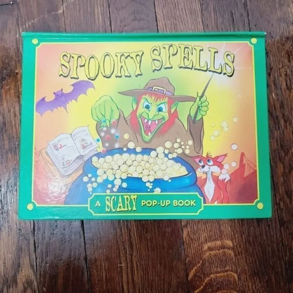 Vintage 90s 1997 Grandreams USA Scary Halloween Pop Up Book